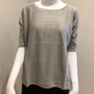 Garnet Hill Silk/Cotton Sweater PP NWT